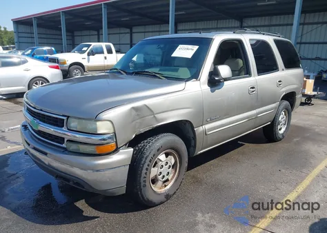 2002 Chevrolet Tahoe Lt из США, поврежденный, VIN 1GNEK13Z72R228258